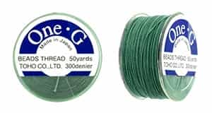 TOG-21 - Toho One-G Beading Thread : Mint Green - 50 Yards