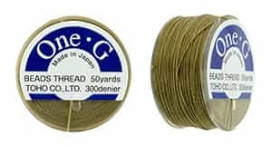 TOG-8 - Toho One-G Beading Thread : Sand Ash - 50 Yards