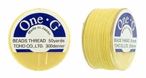 TOG-9 - Toho One-G Beading Thread : Light Yellow - 50 Yards