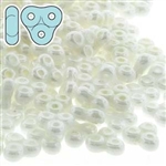 TRT-03000-14400 - Trinity Beads 6x6mm - White Luster - 25 Count