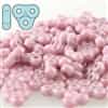 TRT-03000-14494 - Trinity Beads 6x6mm - Chalk/ Lilac Luster - 25 Count