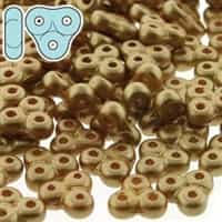 TRT-25504 - Trinity Beads 6x6mm - Bronze Pale Gold - 25 Count