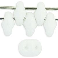 SuperDuo 2/5mm: 8 Grams - Opaque White