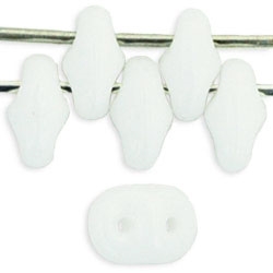 SuperDuo 2/5mm: 8 Grams - Opaque White