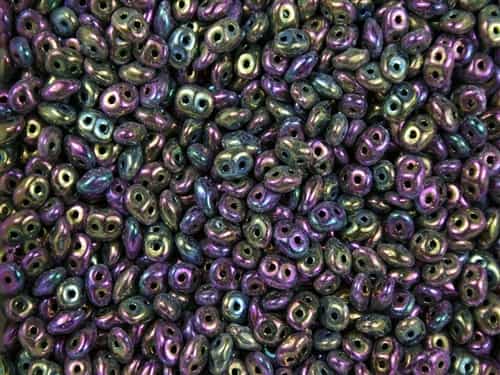 SuperDuo 2/5mm : 8 Grams - Iris - Purple