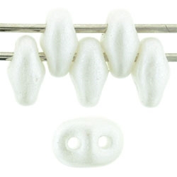 SuperDuo 2/5mm : 8 Grams - TSD-24001 - Pearl Shine - White