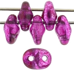 SuperDuo 2/5mm : 8 Grams - TSD-25733 - Mirror - Hot Pink