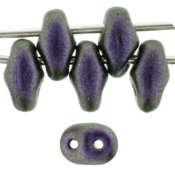 SuperDuo 2/5mm : 8 Grams - TSD-94101 Polychrome - Black Currant