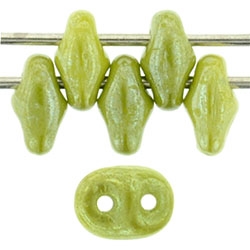 SuperDuo 2/5mm : 8 Grams - TSD-L53420 Opaque Olive - Luster