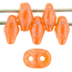 SuperDuo 2/5mm : 8 Grams - TSD-L81250  - Luster - Milky Orange