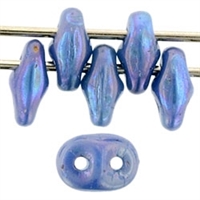 SuperDuo 2/5mm : 8 Grams - TSD-NB6303 - Nebula - Opaque Blue Turquoise