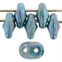 SuperDuo 2/5mm : 8 Grams - TSD-NB6313 - Nebula - Opaque Turquoise