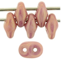 SuperDuo 2/5mm : 8 Grams - TSD-P14495 - Opaque - Pink Luster