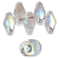 UN0500030-28701 - SuperUno 2.5X5mm Crystal AB - 25 Beads