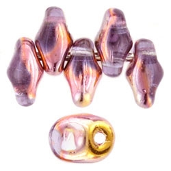 UN0520060-27101 - SuperUno 2.5X5mm Amethyst Capri Gold - 25 Beads