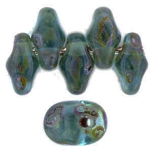 UN0560020-22501 - SuperUno 2.5X5mm Aqua Celsian - 25 Beads