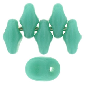 UN0563130 - SuperUno 2.5X5mm Turquoise Green - 25 Beads
