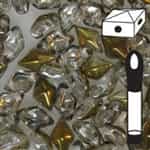 VDD-22601 - DiamonDuo? 2-Hole Beads - 5x8mm - Crystal Bronze Capri - 12 Gram Vial (approx 80 pcs)