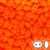 SUPERDUO BEADS - SMOOTH OUTLINE - 2.5mmx5mm - 8 Grams - VSD-BNOR -100 - Bright Neon Orange