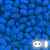SUPERDUO BEADS - SMOOTH OUTLINE - 2.5mmx5mm - 8 Grams - VSD-DNMB-100 - Dark Neon Mykonos Blue