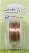 Artistic Wire Bare Copper 20ga Wire - 6 Yard Spool