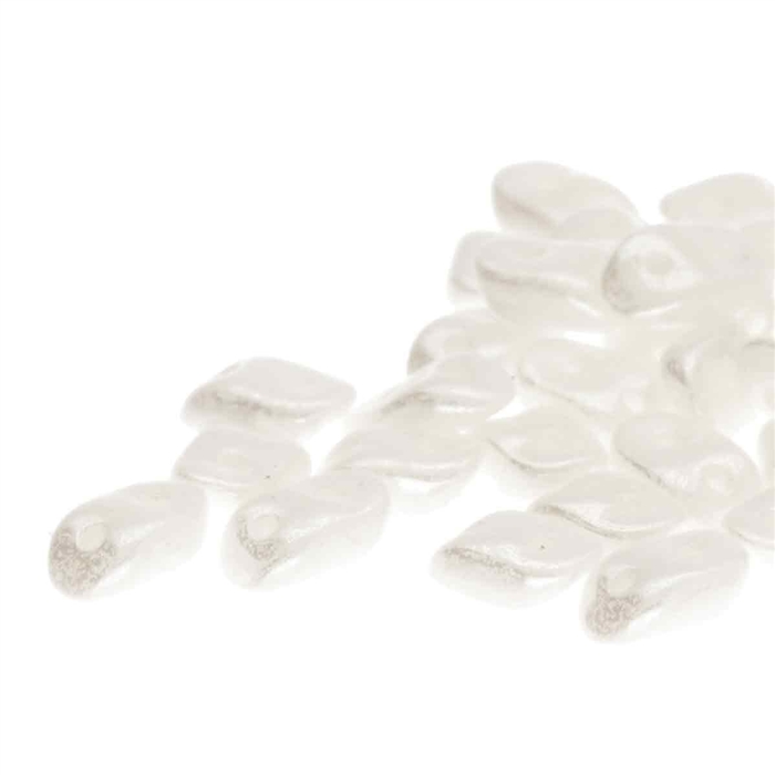 Wave Beads : WAV3703000-14400 - Chalk White Luster - 25 pcs