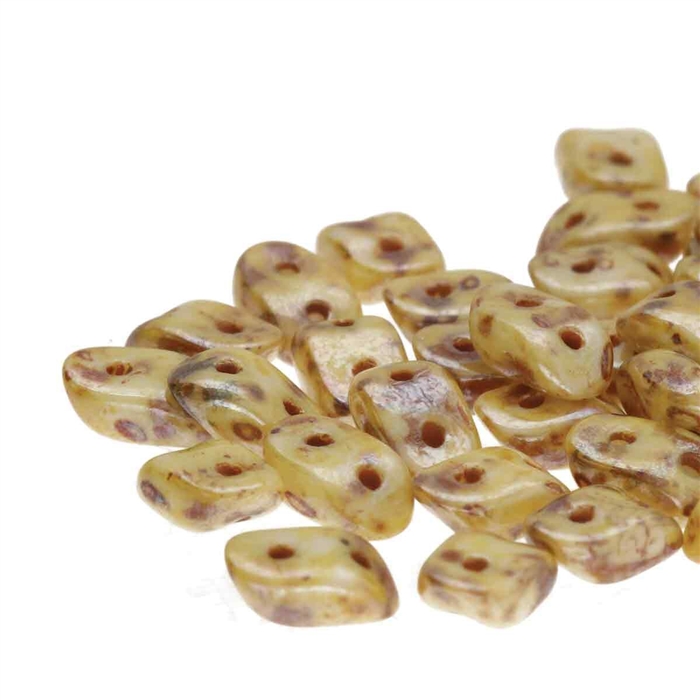 Wave Beads : WAV3703000-65401 - Chalk White Glaze - 25 pcs