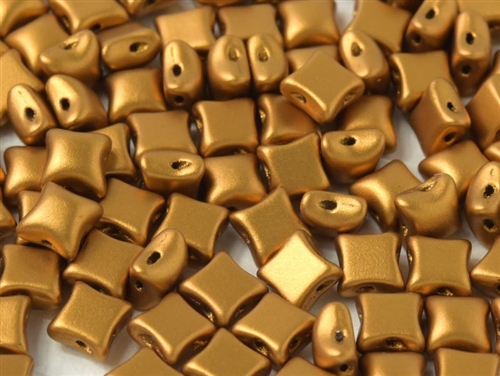 WibeDuo-00030-01740 - WibeDuoÂ® 8x8 Beads - Brass Gold - 25 Count