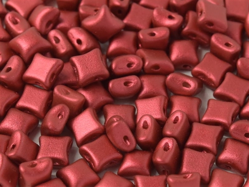 WibeDuo-00030-018900 - WibeDuoÂ® 8x8 Beads - Lava Red - 25 Count