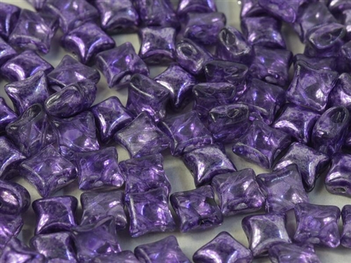 WibeDuo-00030-67236 - WibeDuoÂ® 8x8 Beads - Violet Metallic Ice - 25 Count