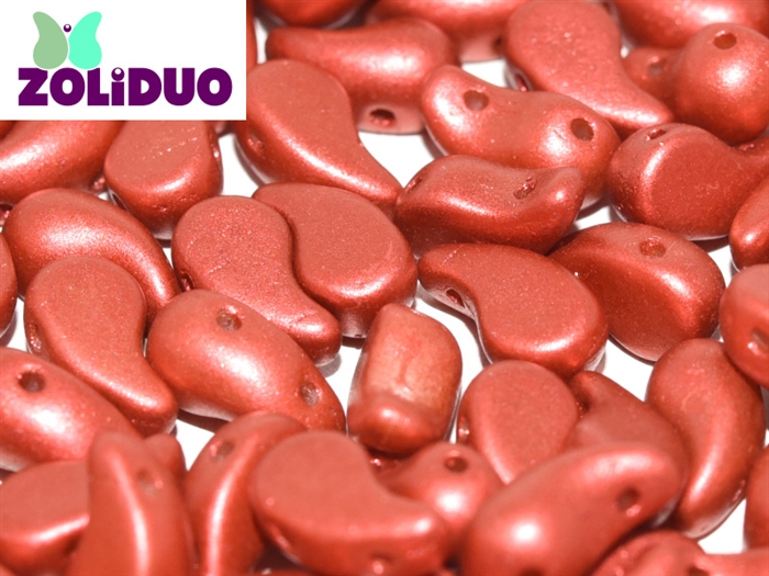 ZoliDuo-K0189-L - ZoliDuo 5x8mm - Lava Red - Left Version - 12 count