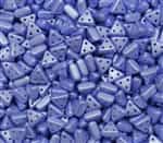 eMMA-25014 - 3x6mm 3 Hole Triangle Beads - Pastel Light Sapphire - 25 Beads