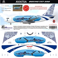 1:100 Aviatsa Honduras Boeing 737-200 'Morazan'