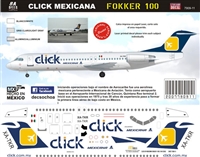 1:144 Click Mexicana (1998 cs) Fokker 100