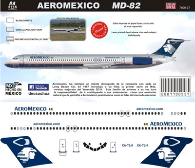 1:144 AeroMexico McDD MD-80