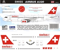 1:144 Swiss Airlines Airbus A.319