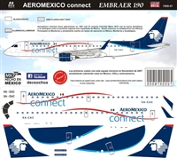 1:144 AeroMexico Connect Embraer 190