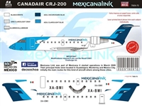 1:144 Mexicana Link  Canadair CRJ-200 *Sold Out*