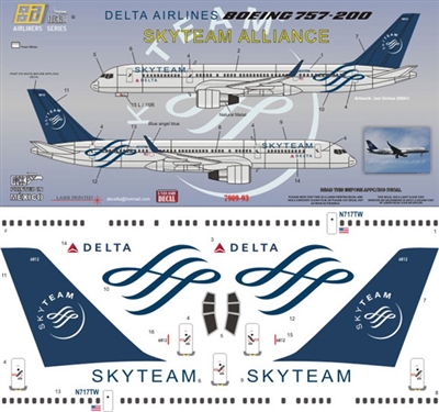 1:144 Delta Airlines 'Skyteam' Boeing 757-200