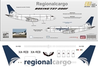 1:144 Regional Cargo Boeing 737-200