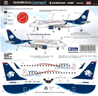 1:144 AeroMexico Connect Embraer 170