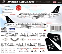 1:144 Avianca or TACA 'Star Alliance' Airbus A.320