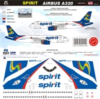 1:144 Spirit Airlines Airbus A.320