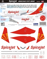 1:144 SpiceJet Boeing 737-800