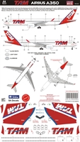 1:144 TAM Airbus A.350-900