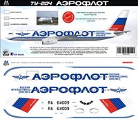 1:144 Aeroflot "Demonstrator" Tupolev 204