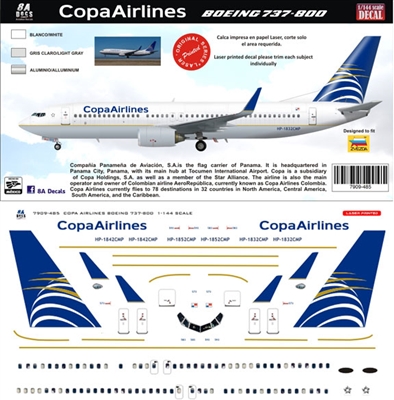 1:144 COPA Airlines Boeing 737-800