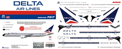 1:144 Delta Airlines Boeing 757-200