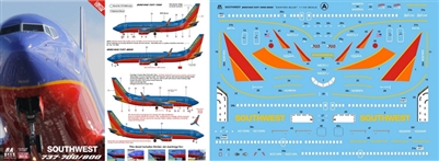 1:144 Southwest Airlines ('Canyon Blue' cs) Boeing 737-700, -800