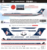 1:144 Jet America Airlines McDD MD80